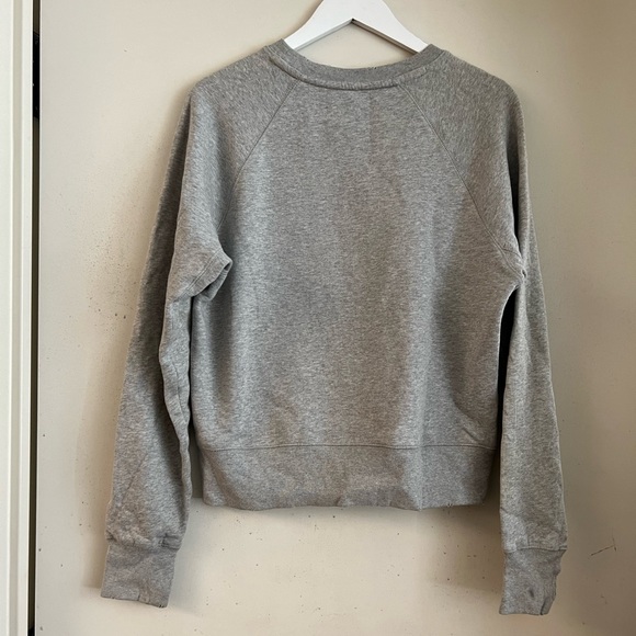 Zadig & Voltaire Embroidered Cotton Sweatshirt in Grey - Picture 5 of 9
